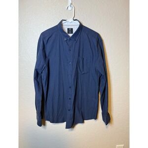 Visive Mens Button Down Shirt Long Sleeve Casual Top